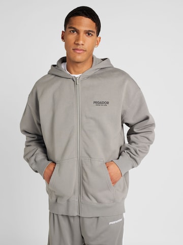 Pegador Sweatjacke 'ALCHAR' in Grau: predná strana