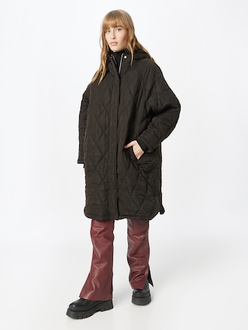 Misspap Ανοιξιάτικο και φθινοπωρινό παλτό σε μαύρο: μπροστά