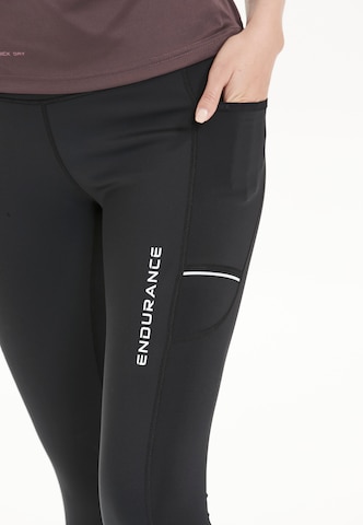 ENDURANCE Skinny Tight 'Energy V2' in Schwarz