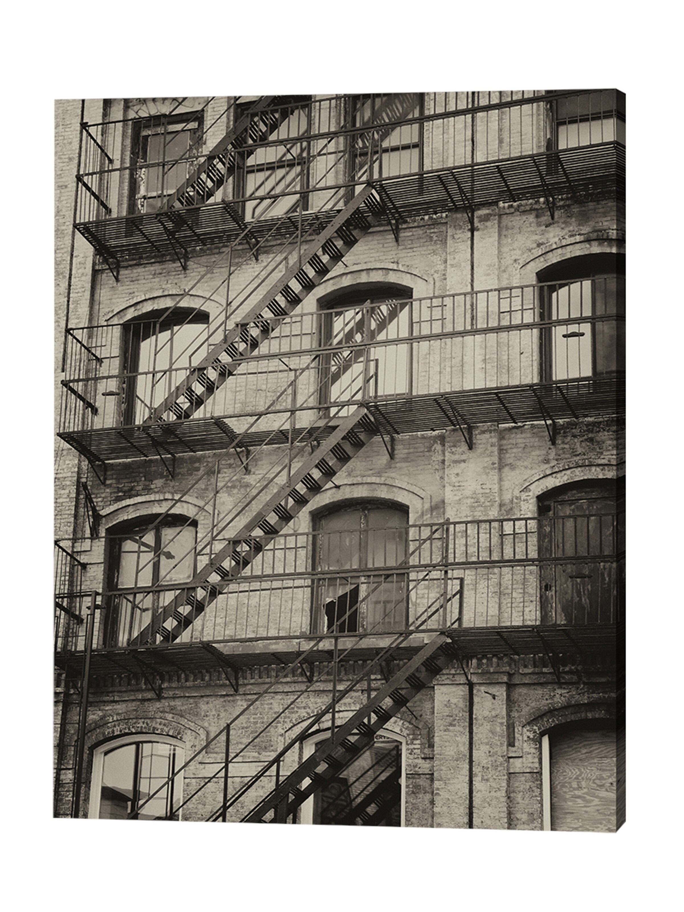 Liv Corday Image 'Old Building' in Grey: front
