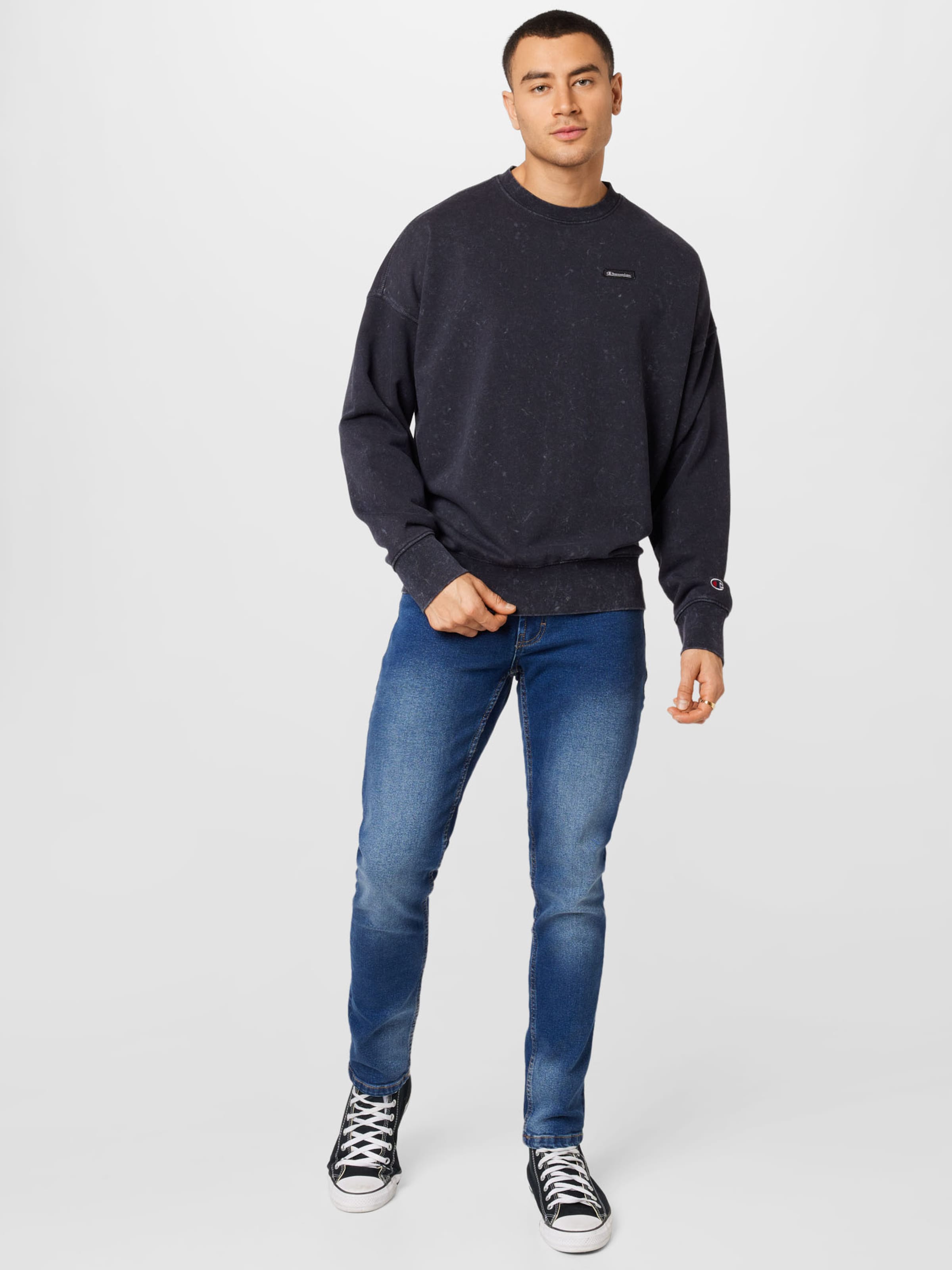 Männer Sweat Champion Authentic Athletic Apparel Sweatshirt in Schwarz - AK17862 Männer Sweat Champion Authentic Athletic Apparel Sweatshirt in Schwarz - AK17862