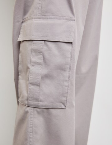 GERRY WEBER Regular Cargo Pants 'MIRJA' in Grey