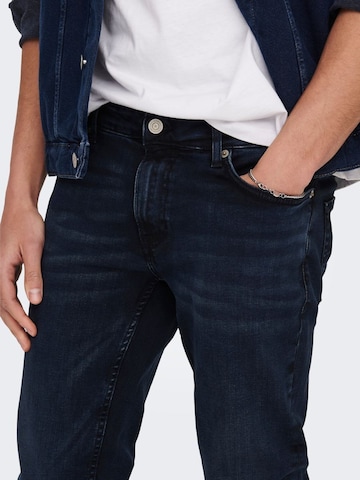 Only & Sons Slimfit Jeans 'Loom' in Blauw