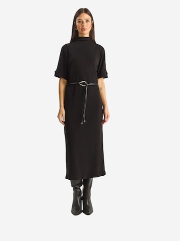 Bianco Lucci Kleid in Schwarz: Vorderseite