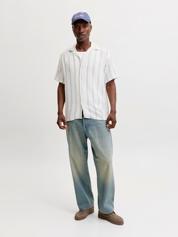 JACK & JONES - Ajuste confortable Camisa 'JORCOBA' en azul