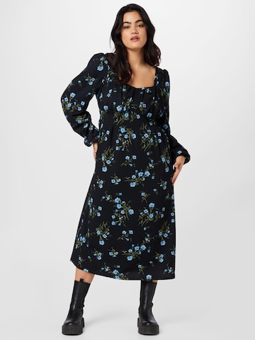 Dorothy Perkins Curve Рокля 'Sweetheart' в черно: отпред