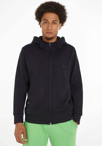 TOMMY HILFIGER Zip-Up Hoodie in Black | ABOUT YOU