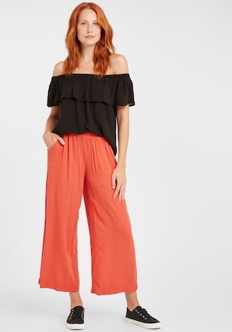 Wide Leg Pantalon 'MARRAKECH' ICHI en orange
