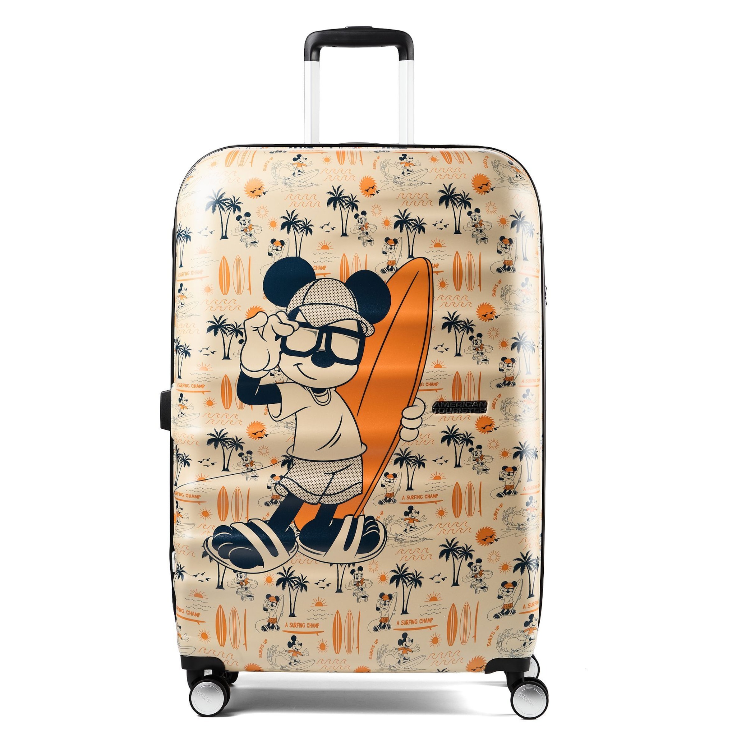American Tourister Trolley in Beige: front