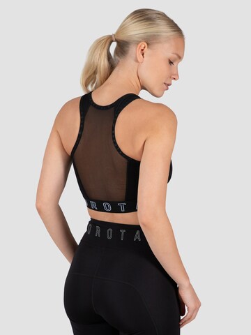 MOROTAI Bustier Sport-BH 'NAKA' in Schwarz: predná strana