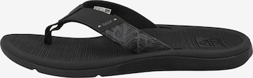 REEF T-Bar Sandals 'Santa Ana' in Black: front