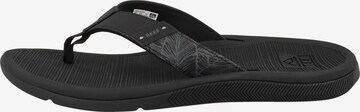 REEF Beach & Pool Shoes 'Santa Ana' in Black: front