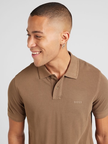 BOSS Poloshirt 'Prime' in Braun