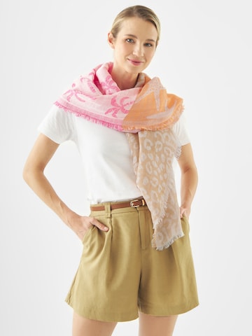 Écharpe CODELLO en orange : devant