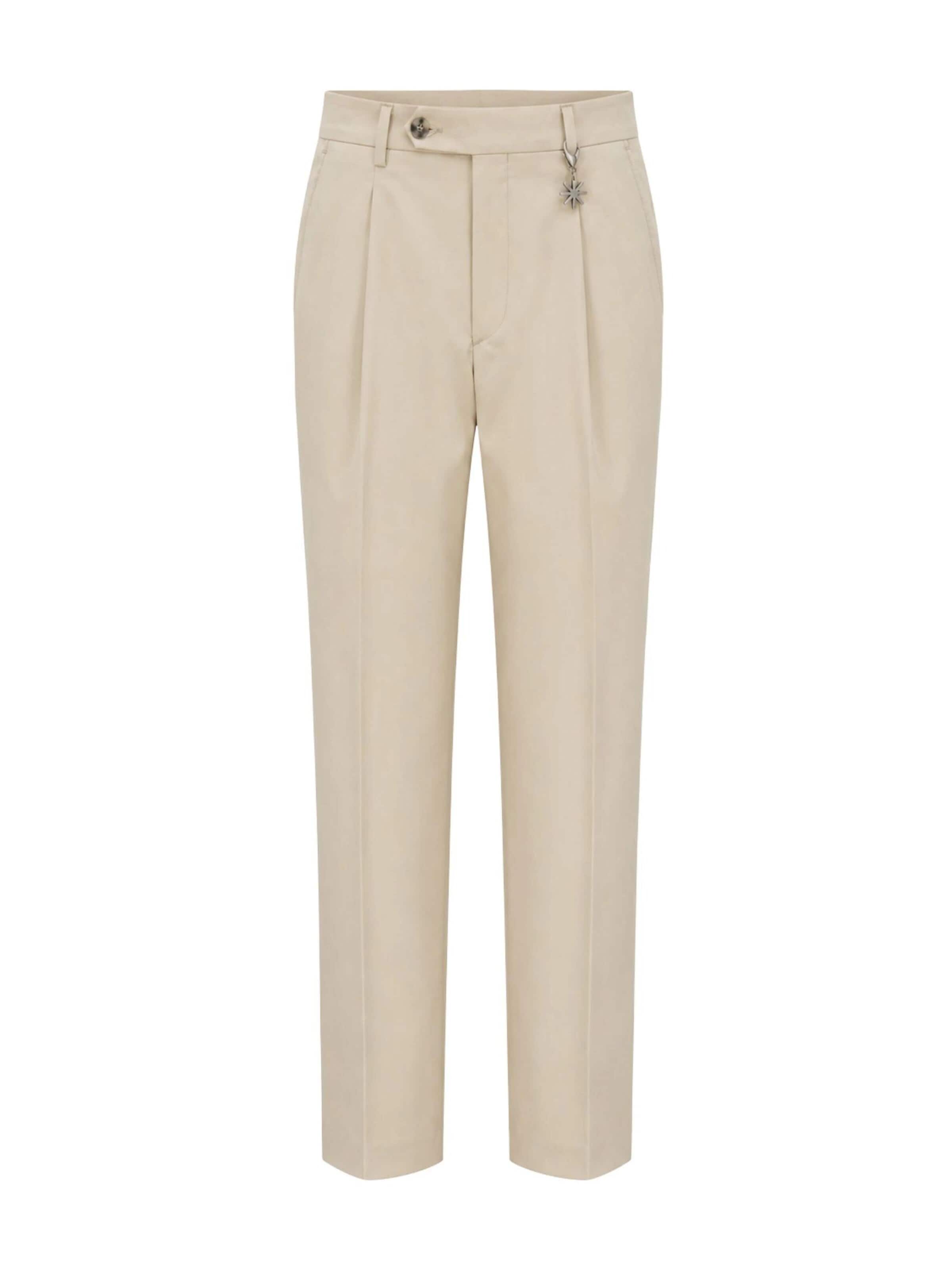 Manuel Ritz - Slimfit Pantalón en beige: frente