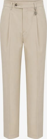 Pantalon Manuel Ritz en beige : devant