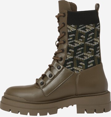 GUESS Lace-Up Ankle Boots 'Odalis' in Brown