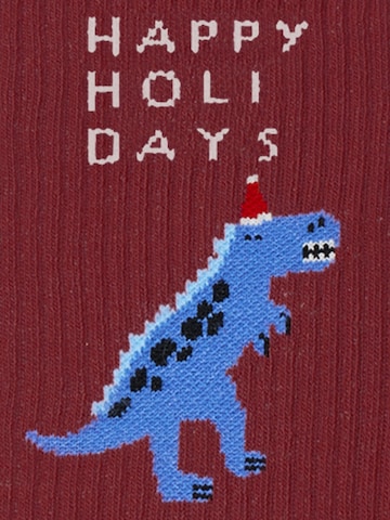 Von Jungfeld Socks 'Tennis Weihnachtsmotive' in Red