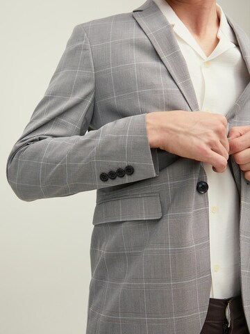 JACK & JONES Slim fit Suit Jacket 'Solaris' in Grey