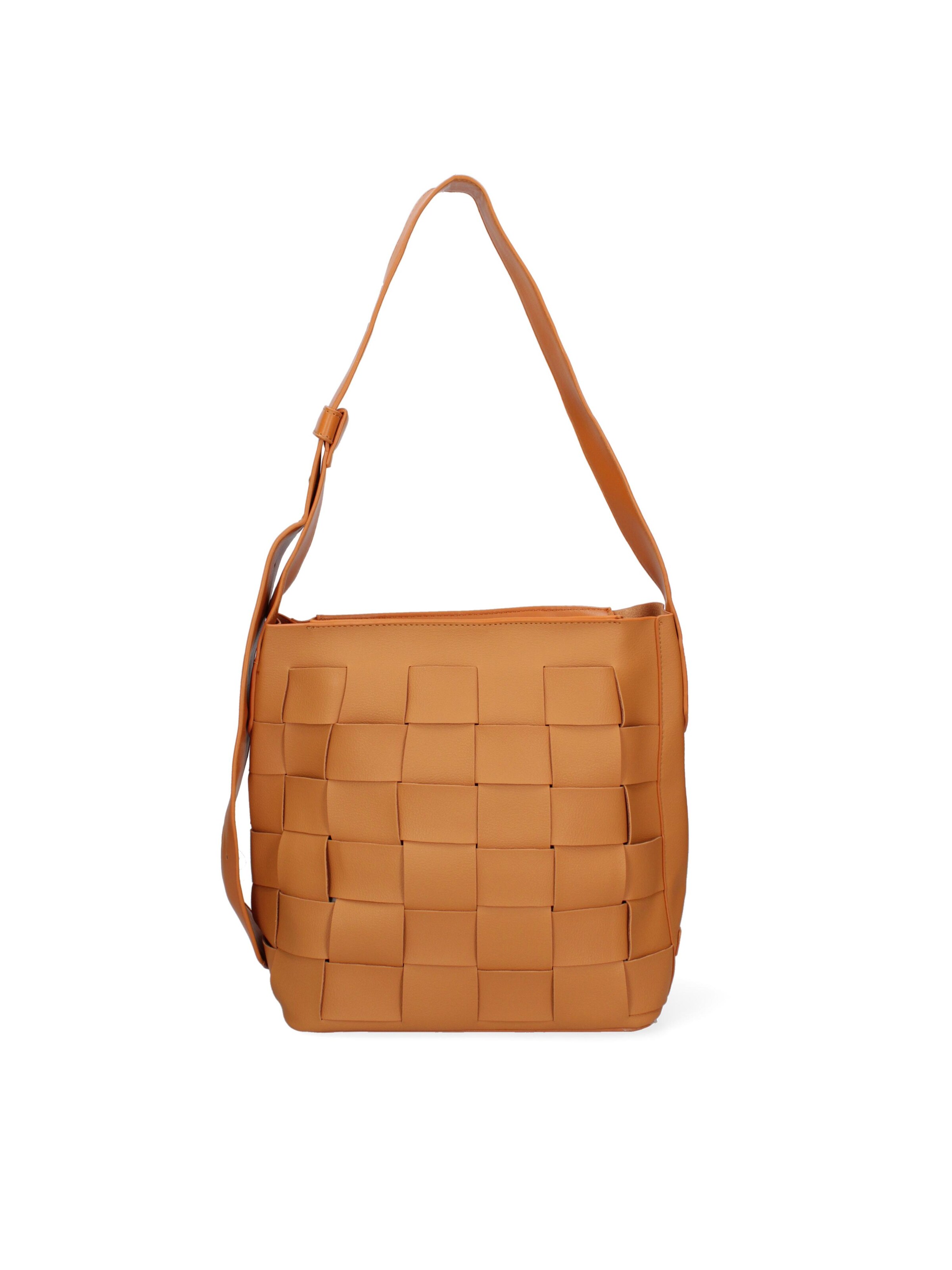 Borsa a spalla 'Borsa a Spalla Donna David Jones PVC Trapuntato Zip' di David Jones in beige: frontale