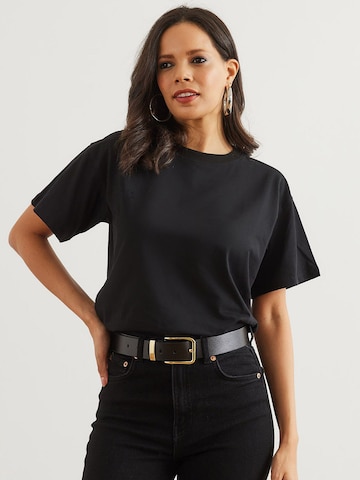 T-shirt olalook en noir : devant