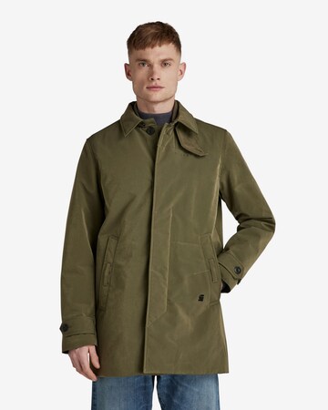 G-Star RAW Between-Seasons Coat in Green: front