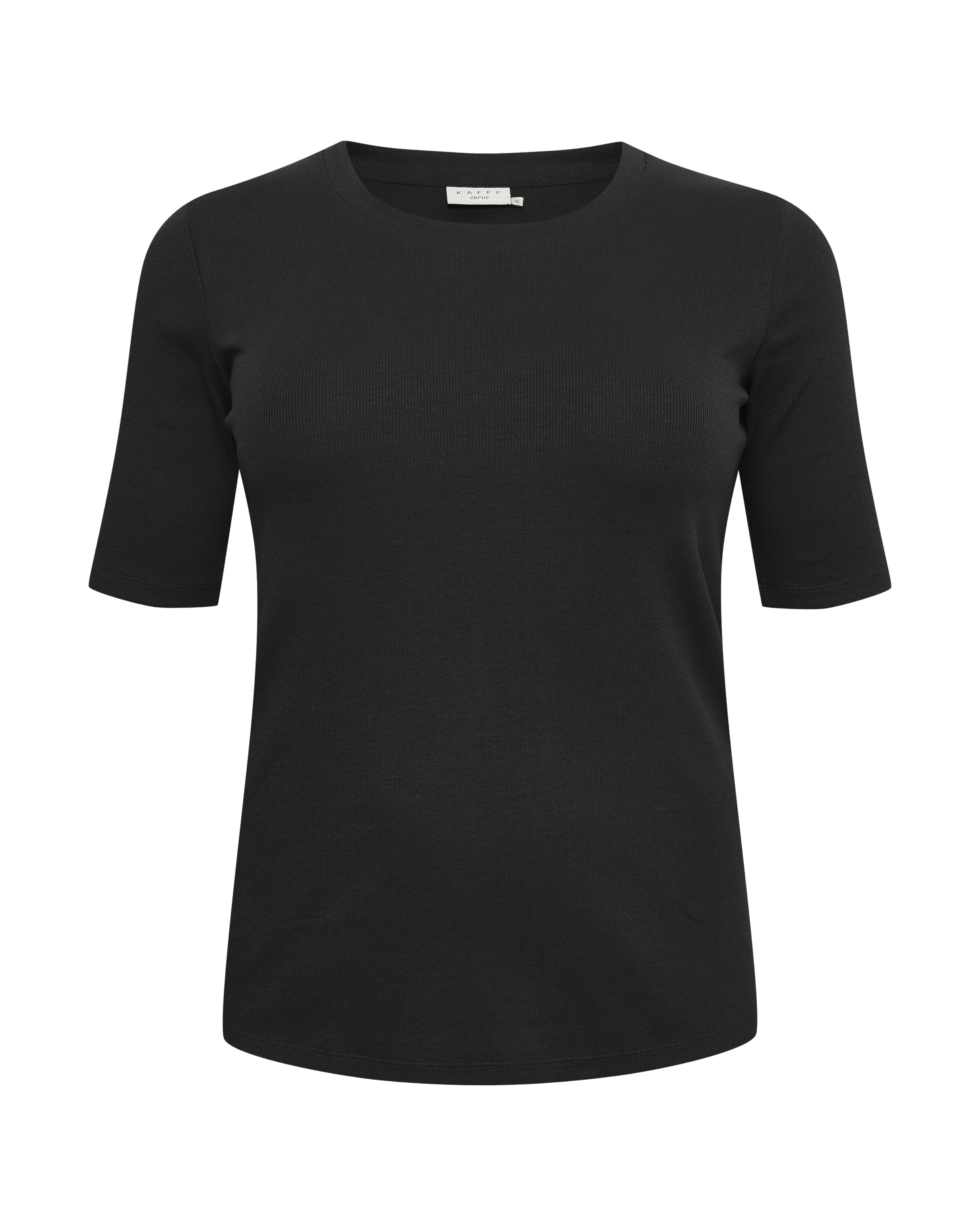 KAFFE CURVE Shirt 'carina' in Black: front