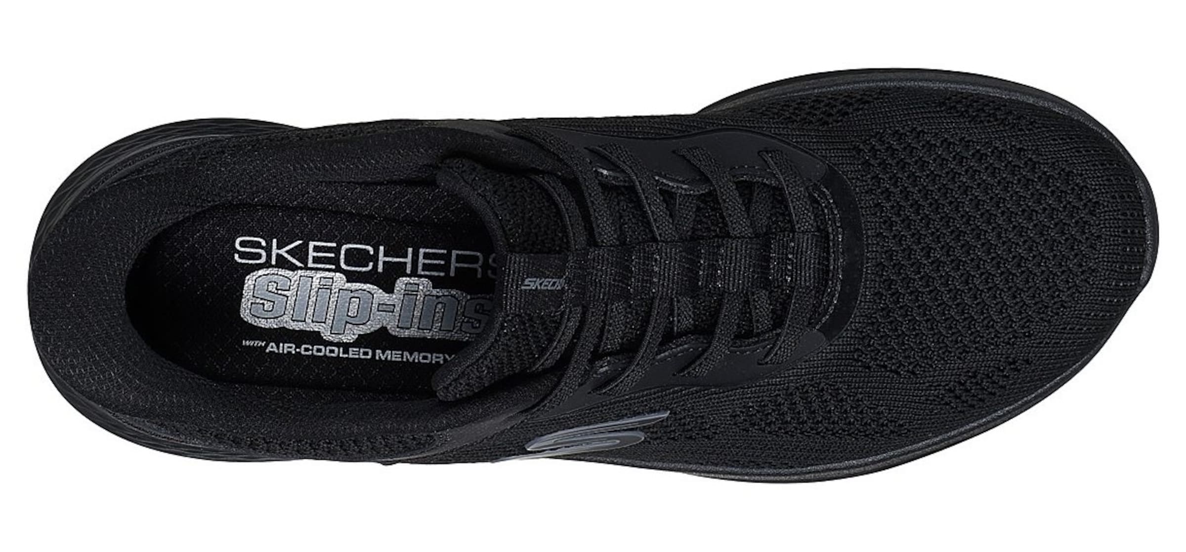 SKECHERS Slip-On in Schwarz