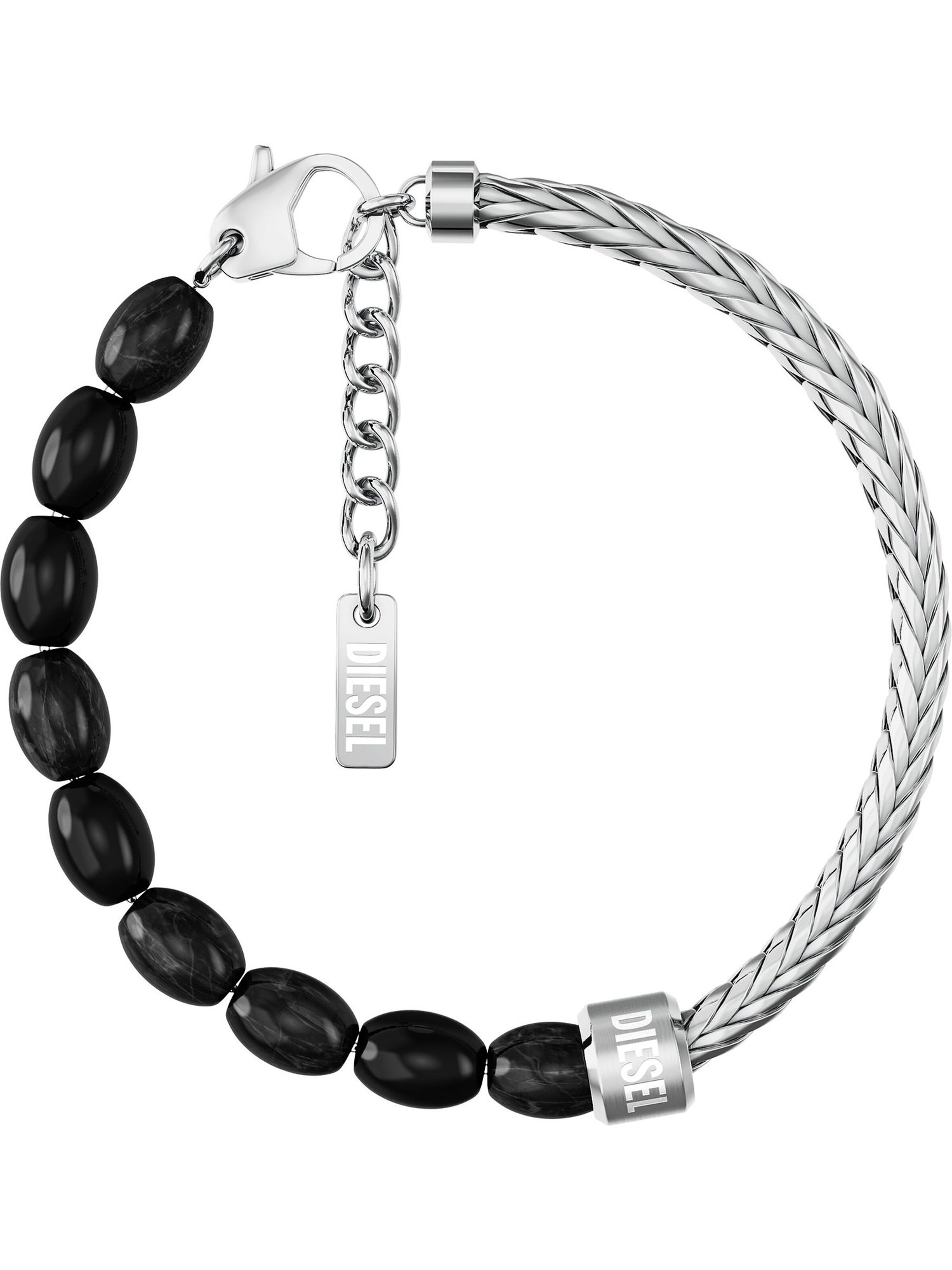 DIESEL Armband in Schwarz: Vorderseite