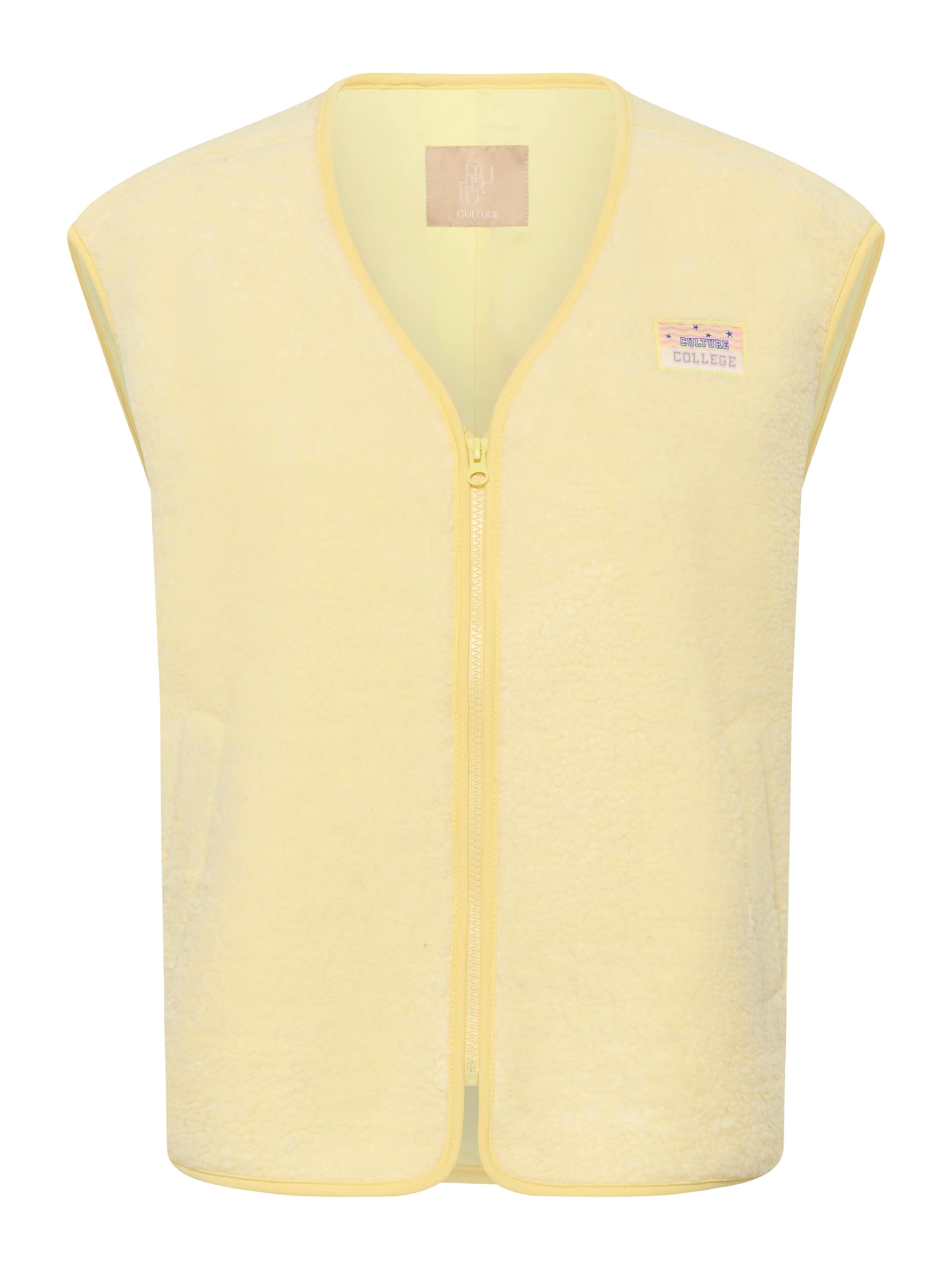 Vestă 'CUCatina' de la CULTURE pe galben: față
