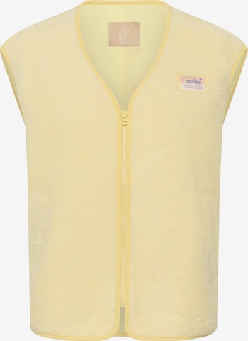 Gilet 'CUCatina' CULTURE en jaune : devant