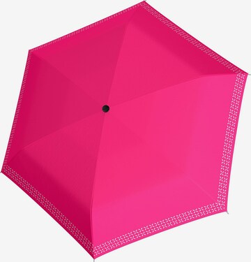 Doppler Regenschirm 'Havanna' in Pink: predná strana