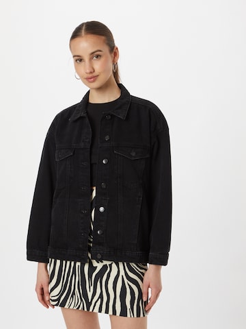 Monki Between-Season Jacket in Black: front