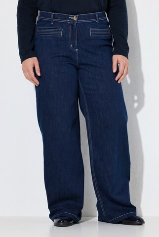 Ulla Popken Regular Jeans in Blauw