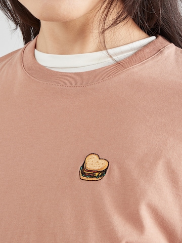 Iriedaily Shirt 'Burger Love' in Beige