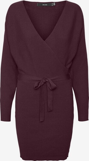 VERO MODA Gebreide jurk 'HOLLY' in de kleur Braam, Productweergave