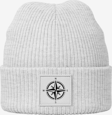 Neverless Beanie 'Windrose' in Grey: front