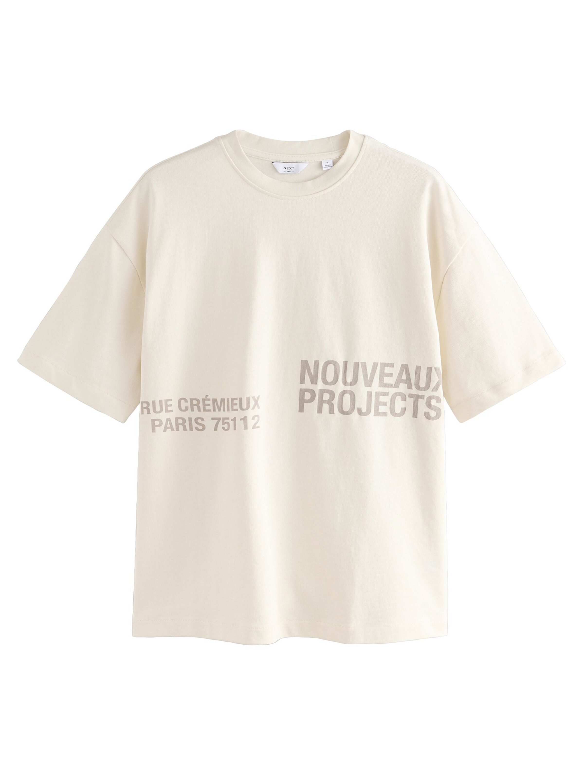 Next Tričko – bílá: přední strana