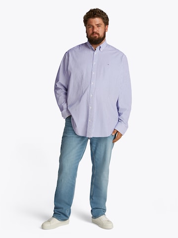 Tommy Hilfiger Big & Tall Regular fit Overhemd 'POPLIN' in Blauw