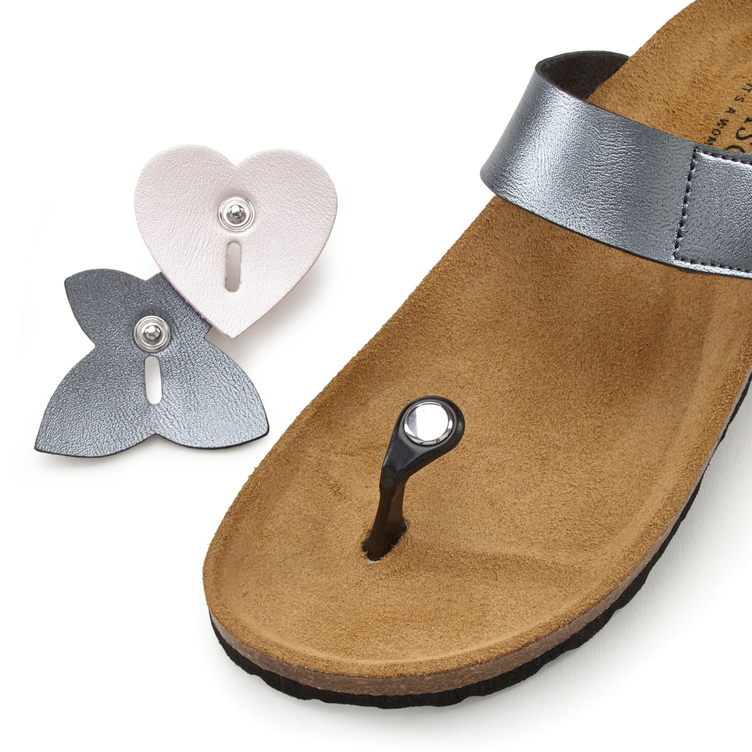 LASCANA Žabky - Sivá