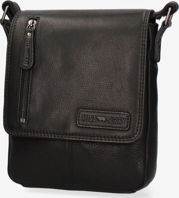 Borsa a tracolla di HILL BURRY in nero: frontale