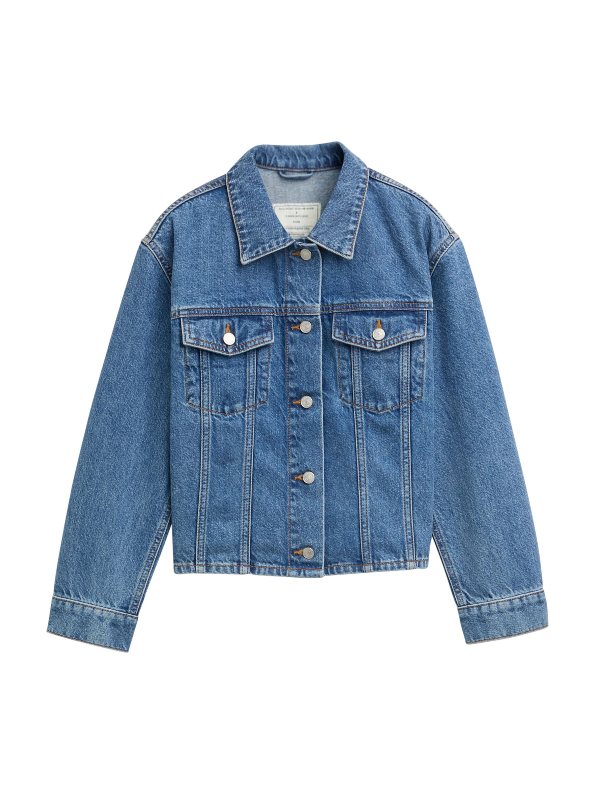 TOM TAILOR Tussenjas in Blauw: voorkant