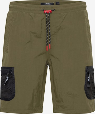 INDICODE JEANS Shorts 'Peter' in Grün: Vorderseite