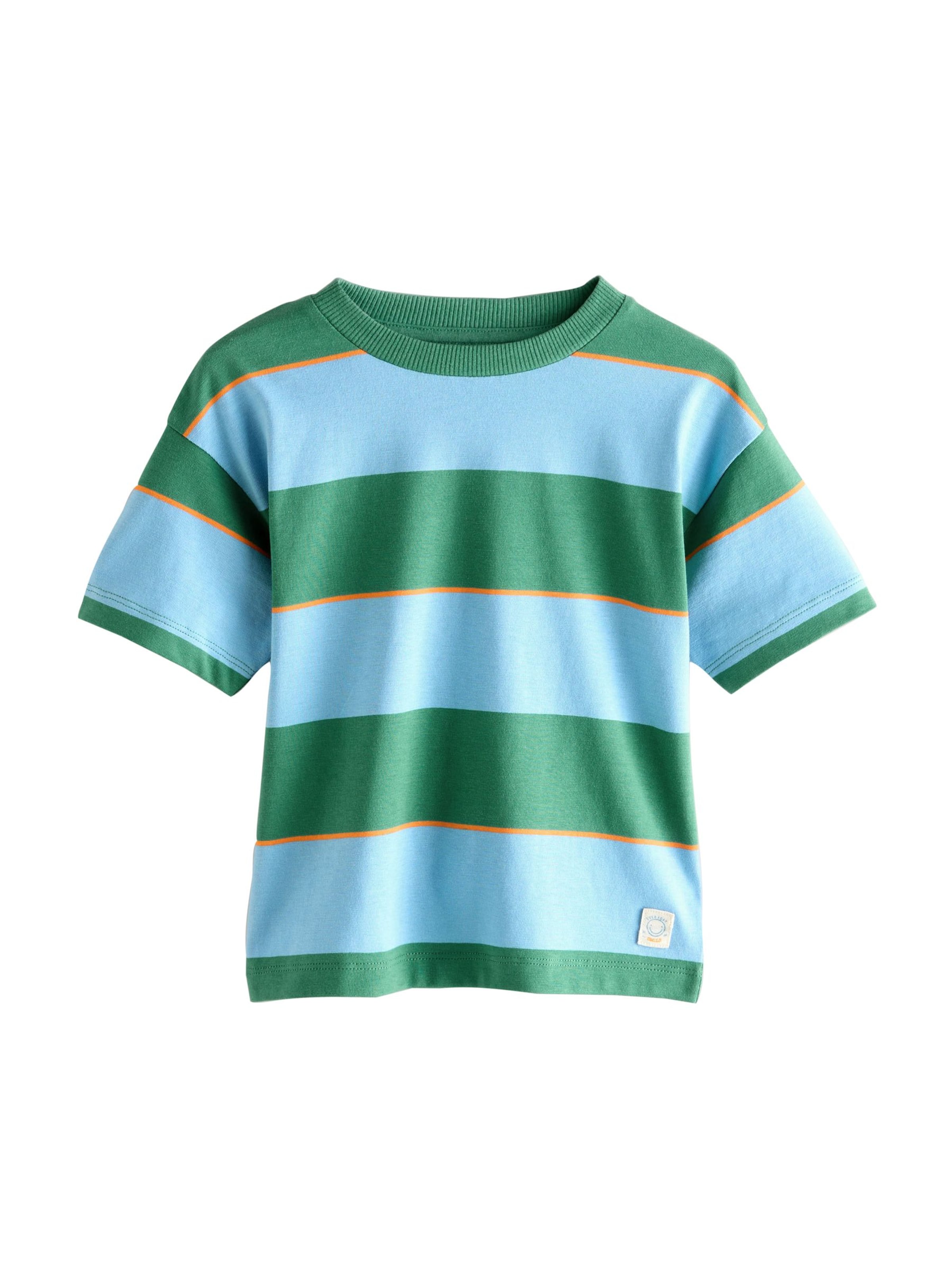 Tricou de la Next pe albastru: față