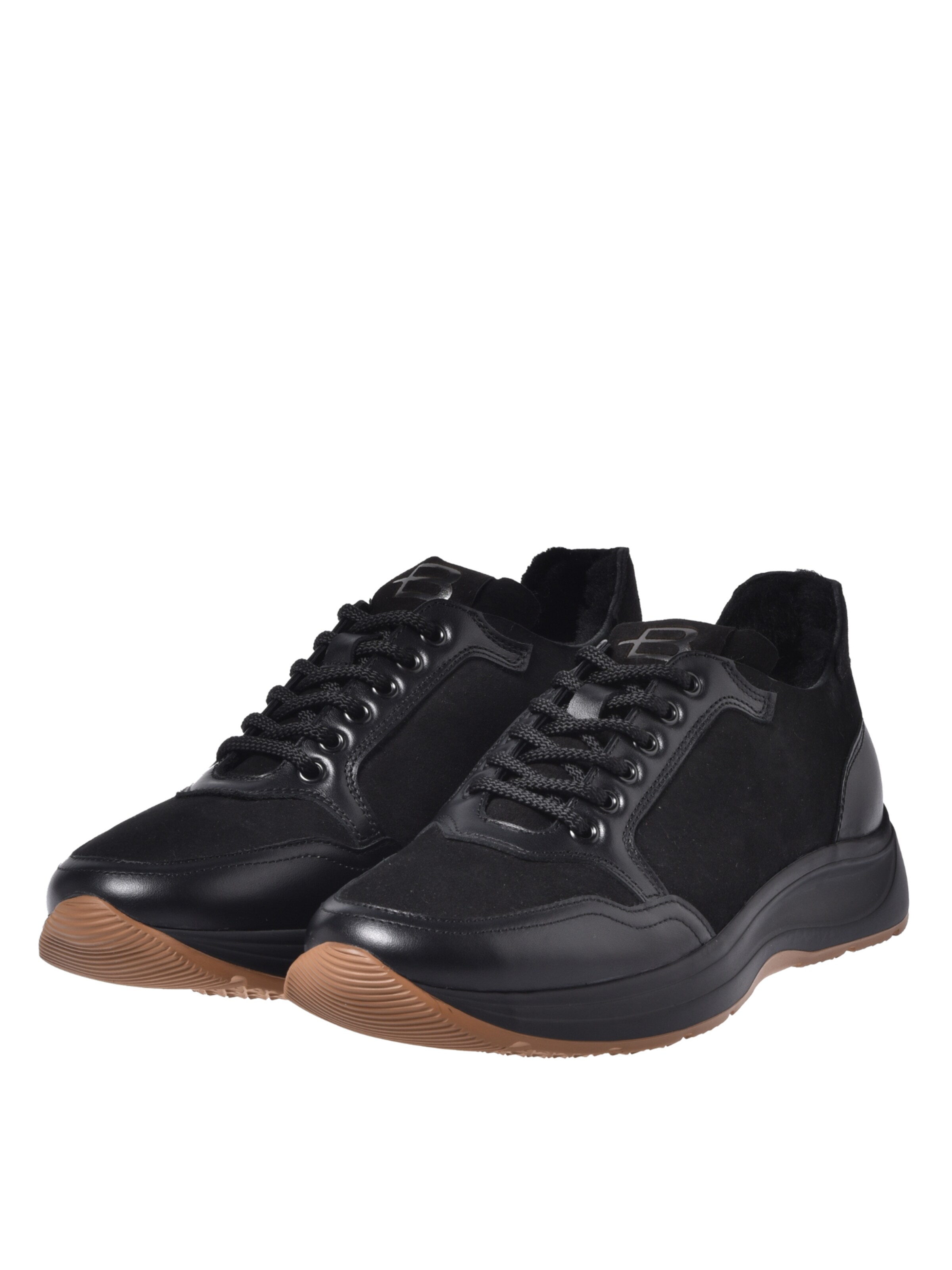 BALDININI Platform trainers in Black