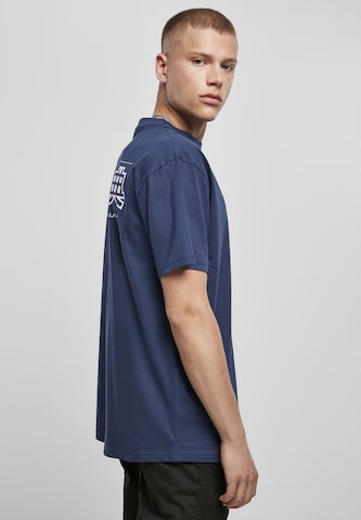 Urban Classics Shirt 'Chinese Symbol' in Blauw
