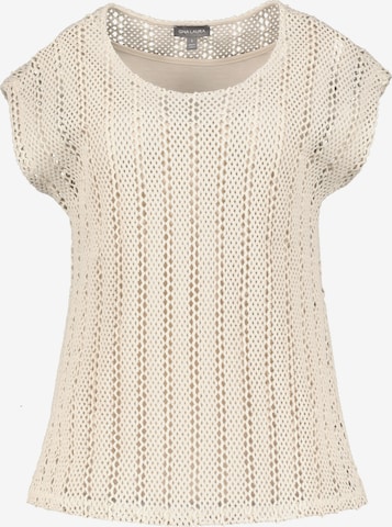 Gina Laura Shirt in Beige: front