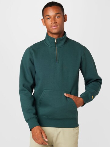 Carhartt WIP Regular Fit Sweatshirt 'Chase' in Grün: Vorderseite