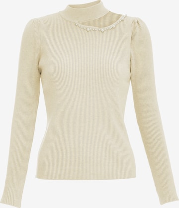 paino Sweater in White: front