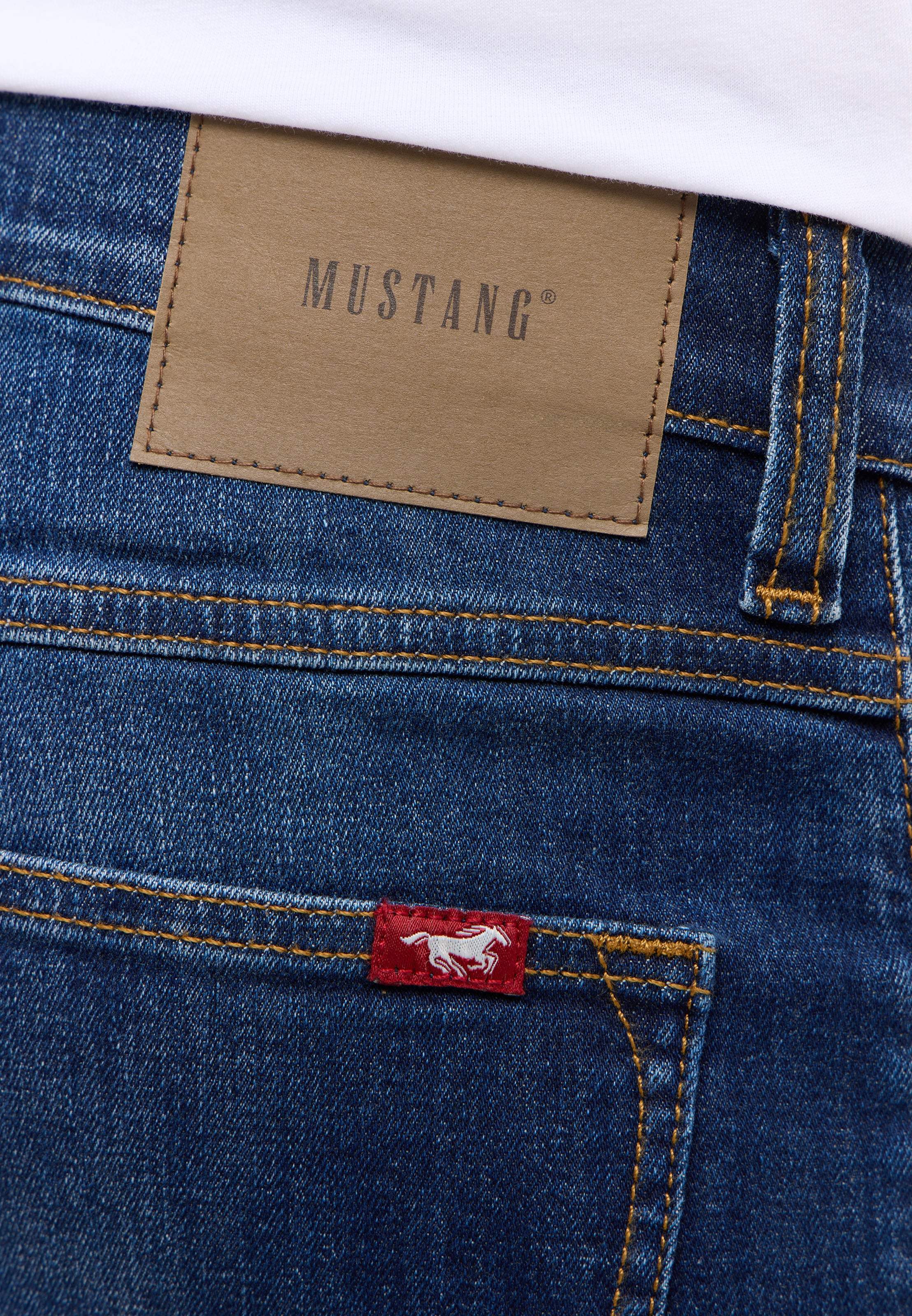 MUSTANG mens jeans (straight leg) 3169-5689-085 - Big Sur